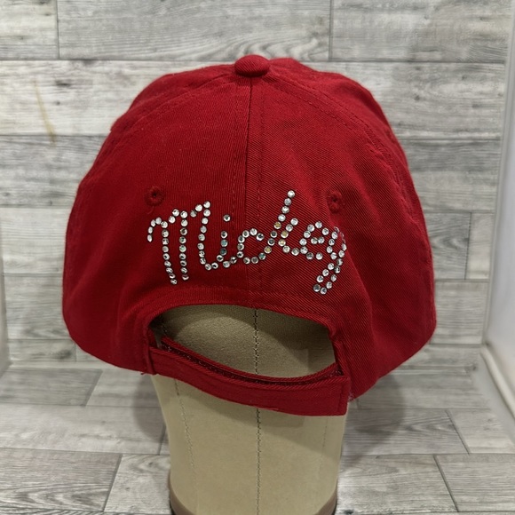 Disney store red Mickey Mouse rhinestone sparkling hat - Picture 4 of 5